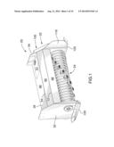 BRUSH CUTTING HEAD WITH INTERNALLY HOUSED DRIVE AND BEARING ASSEMBLY diagram and image