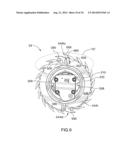 BRUSH CUTTING HEAD WITH INTERNALLY HOUSED DRIVE AND BEARING ASSEMBLY diagram and image