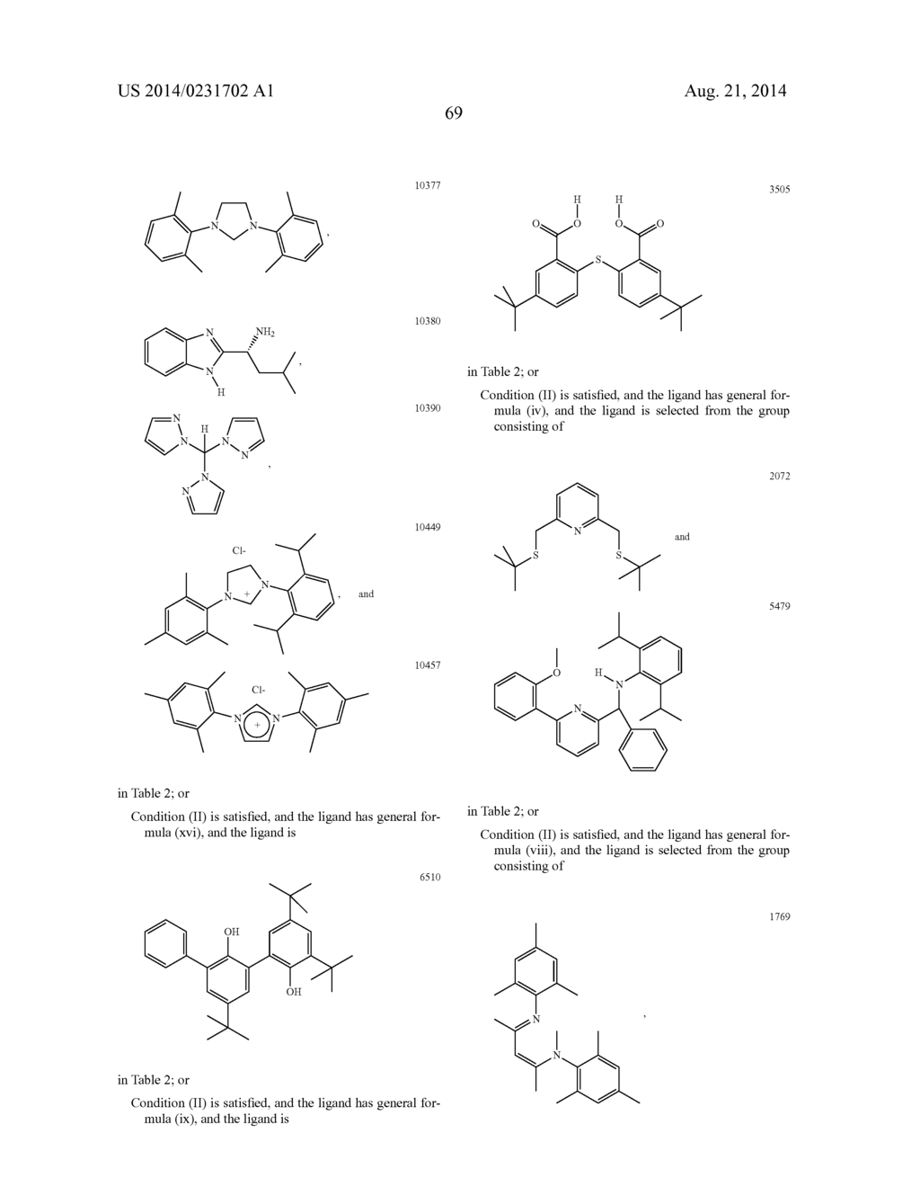 Cobalt Containing Hydrosilylation Catalysts and Compositions Containing     the Catalysts - diagram, schematic, and image 70