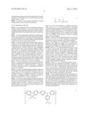 MATERIAL FOR HOLE INJECTION TRANSPORT LAYERS, INK FOR FORMING HOLE     INJECTION TRANSPORT LAYERS, DEVICE, AND PRODUCTION METHODS THEREOF diagram and image