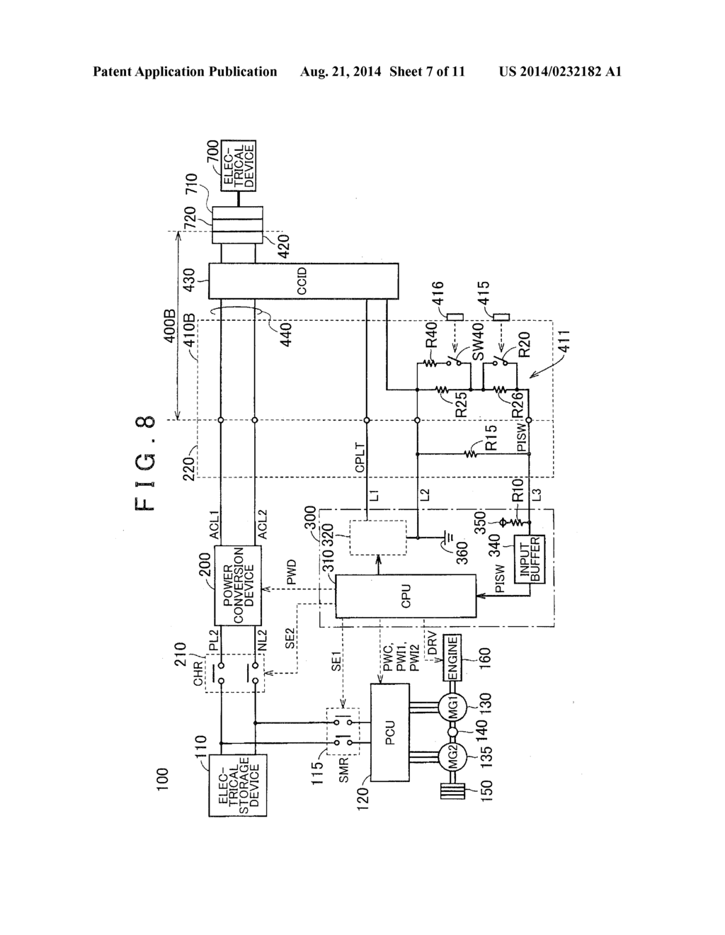 POWER SUPPLY CONNECTOR, VEHICLE AND CONTROL METHOD FOR VEHICLE - diagram, schematic, and image 08