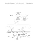 Facilitating vehicle merging utilizing road markers diagram and image