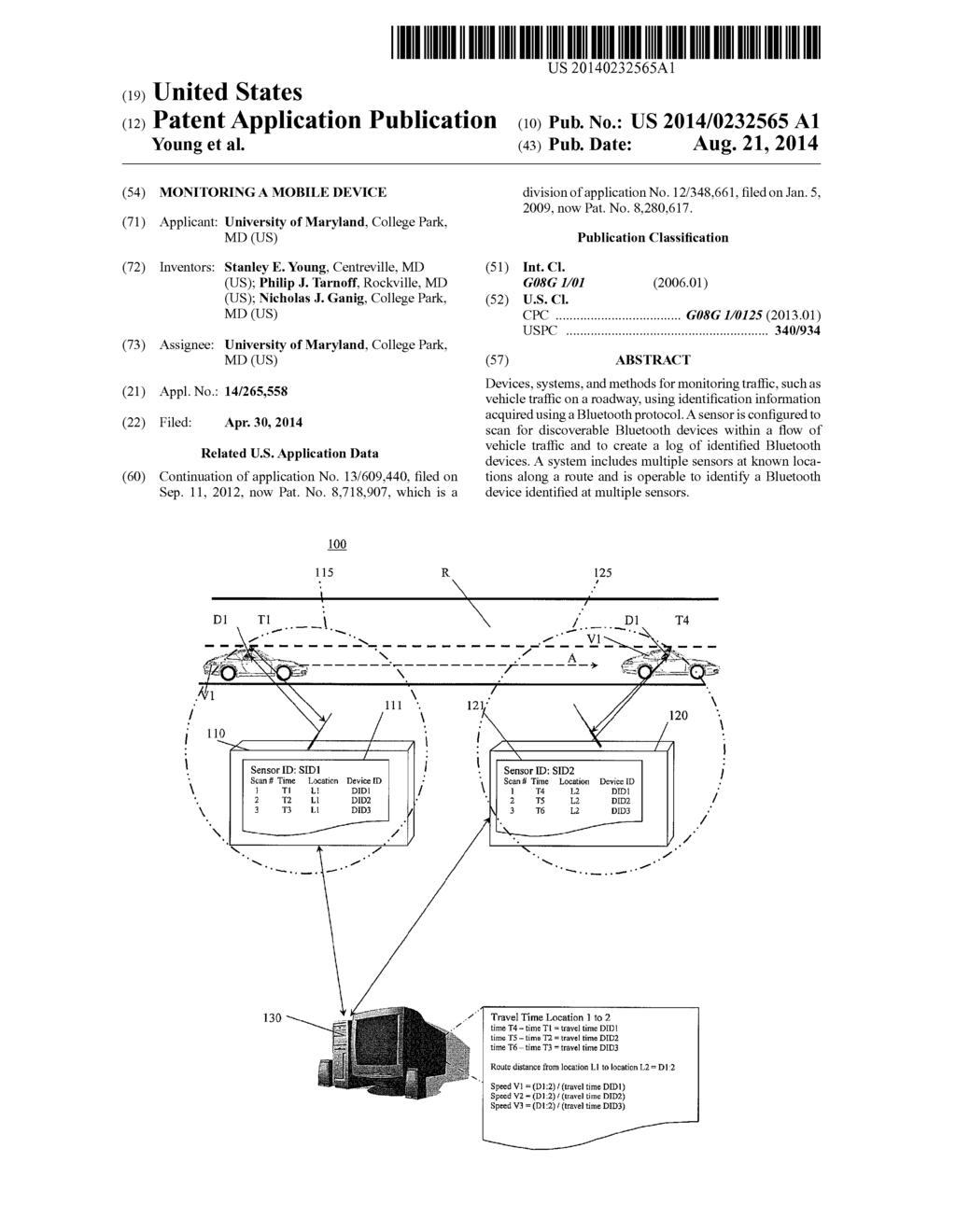 MONITORING A MOBILE DEVICE - diagram, schematic, and image 01