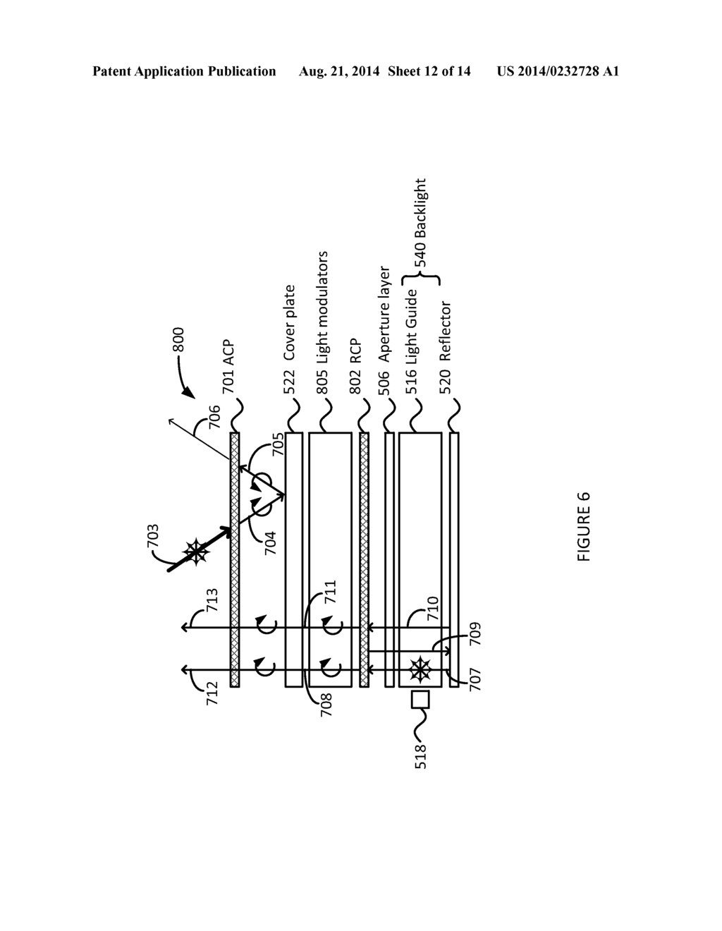 Display Apparatus Incorporating Reflective and Absorptive Polarizers - diagram, schematic, and image 13