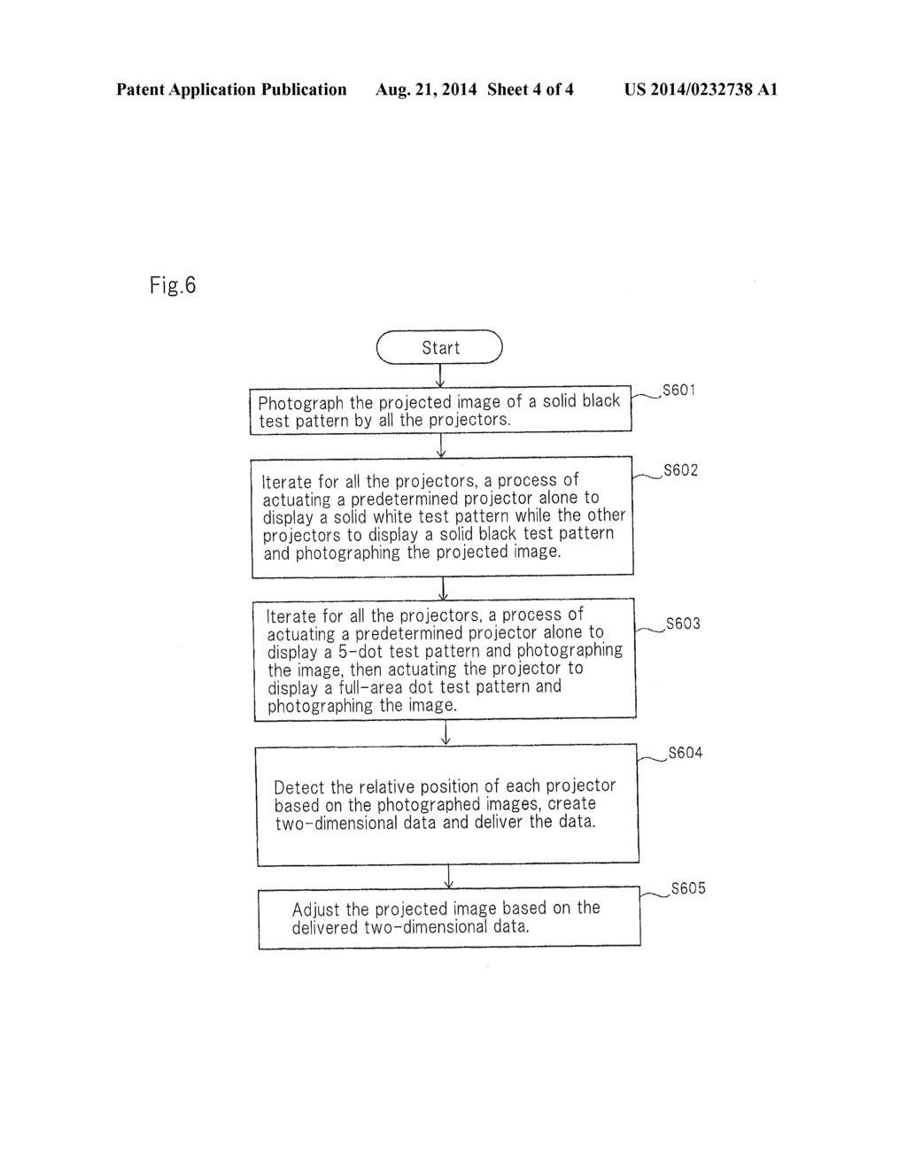 PROJECTION CORRECTING SYSTEM AND METHOD, AND PROJECTOR - diagram, schematic, and image 05