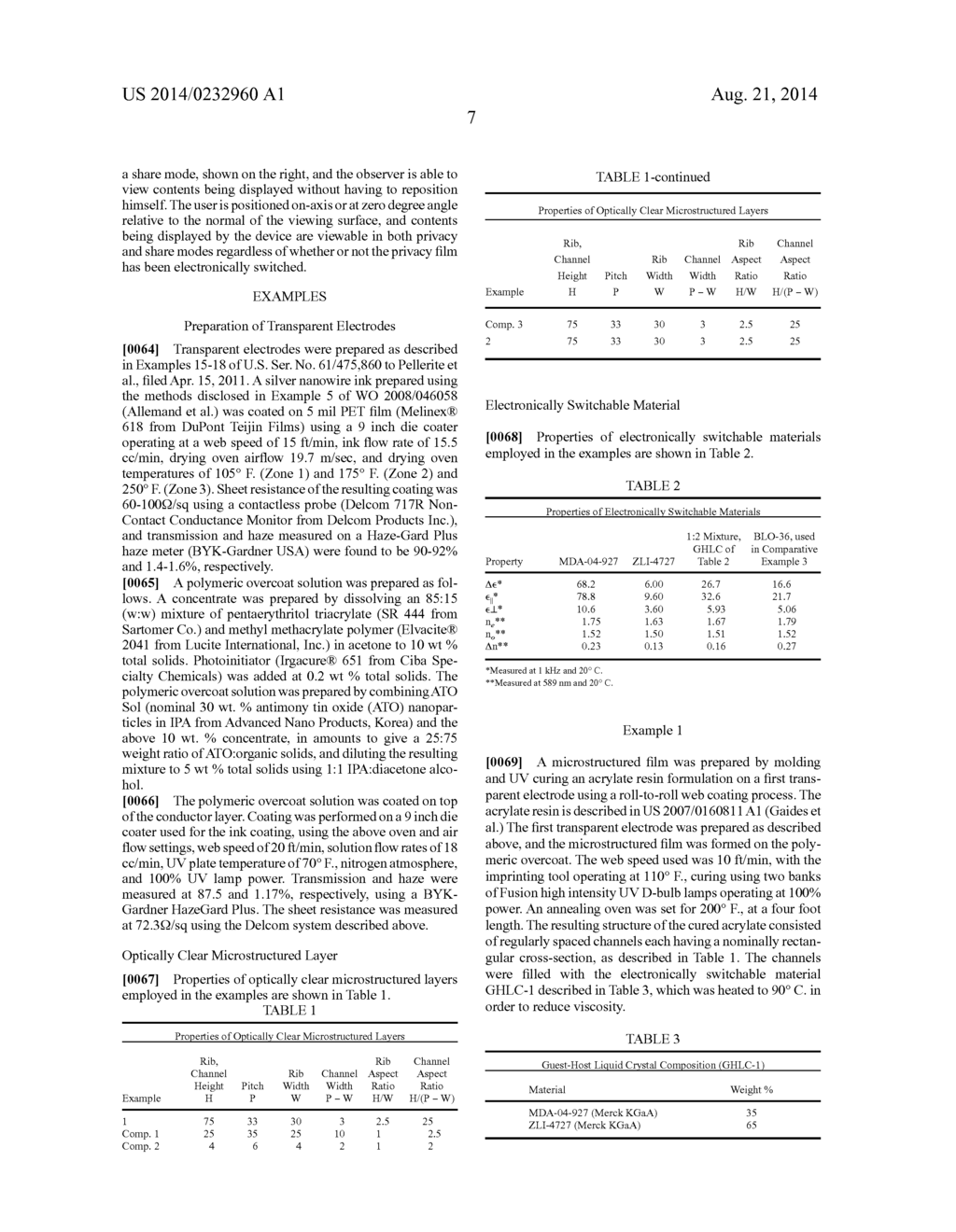 ELECTRONICALLY SWITCHABLE PRIVACY FILM AND DISPLAY DEVICE HAVING SAME - diagram, schematic, and image 14