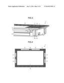 LIQUID CRYSTAL DISPLAY DEVICE, ELECTRONIC APPARATUS, AND METHOD OF FIXING     DISPLAY COVER diagram and image