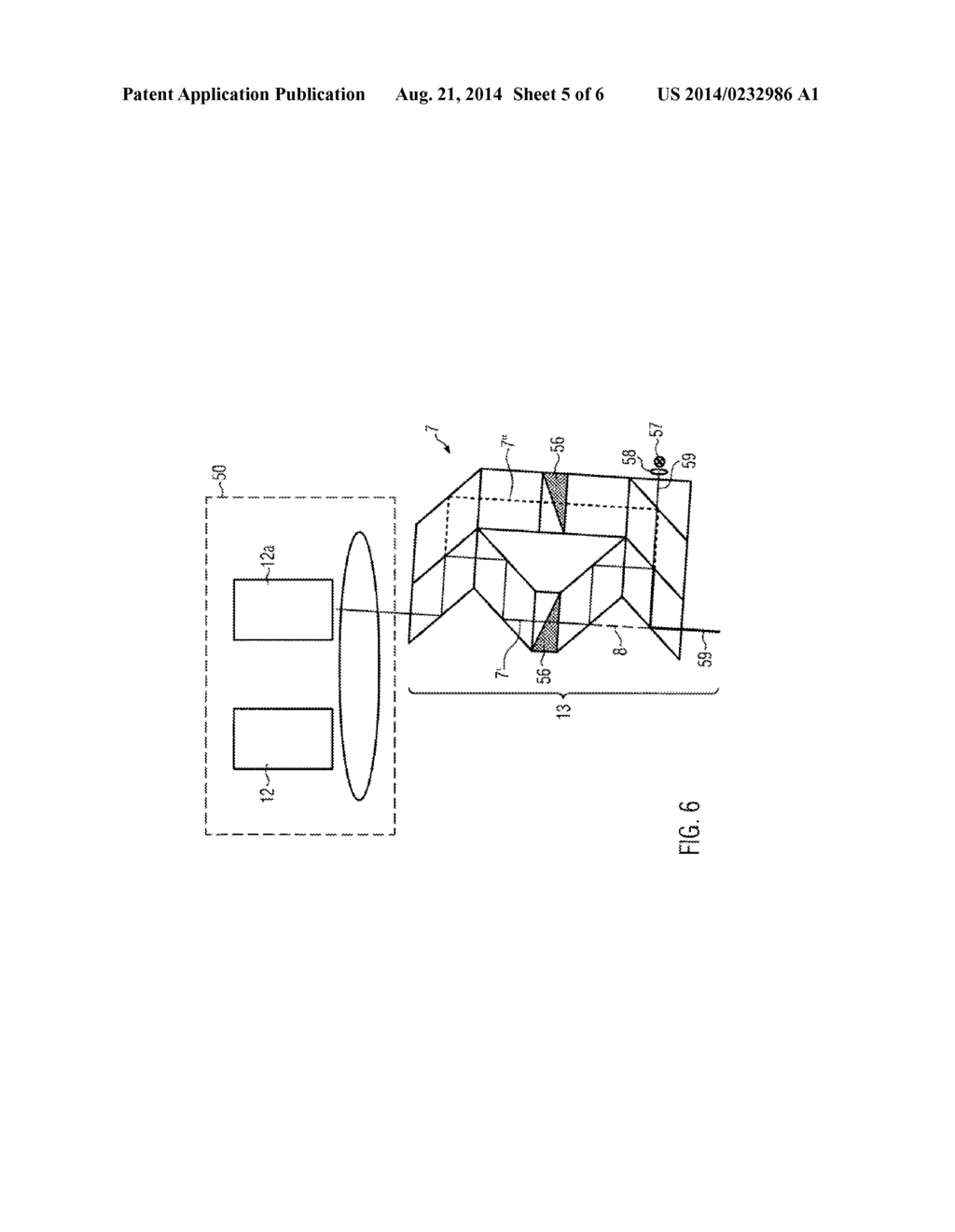 OPTICAL ARRANGEMENT AND METHOD FOR ASCERTAINING THE ORIENTATION OF AN     ARTIFICIAL LENS - diagram, schematic, and image 06