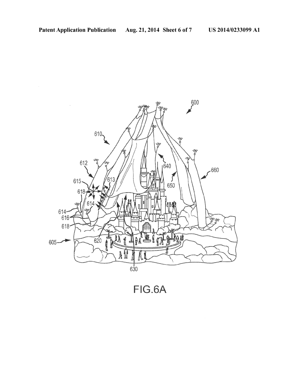 AERIAL DISPLAY SYSTEM WITH FLOATING PROJECTION SCREENS - diagram, schematic, and image 07