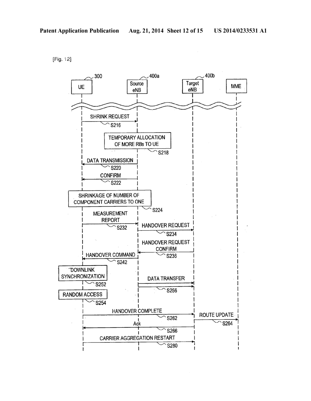 METHOD FOR PERFORMING HANDOVER, USER EQUIPMENT, BASE STATION, AND RADIO     COMMUNICATION SYSTEM - diagram, schematic, and image 13