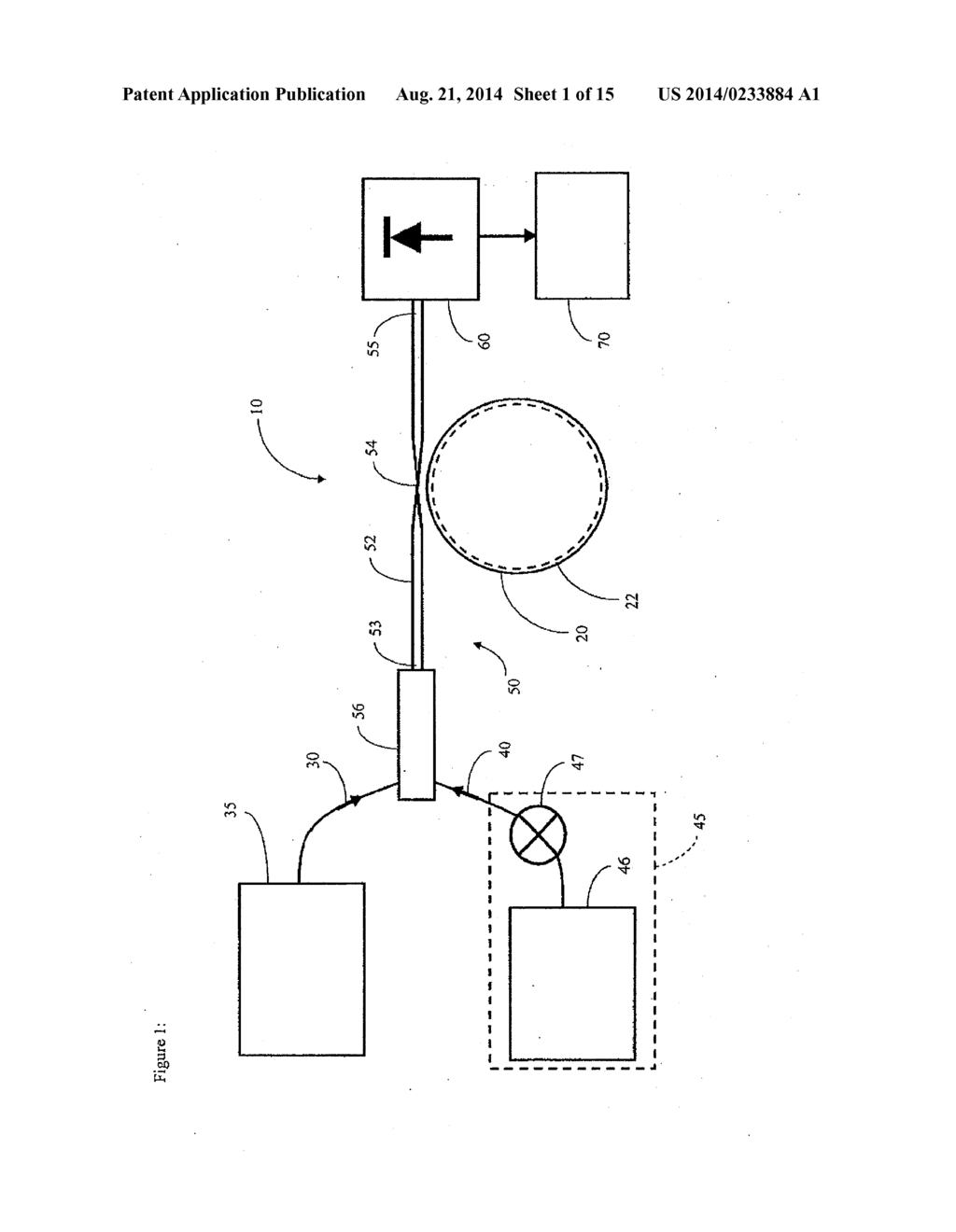 METHOD OF OPTICAL SELF-SWITCHING USING MICRORESONATOR OPTICAL SWITCH     HAVING NANOPARTICLES - diagram, schematic, and image 02