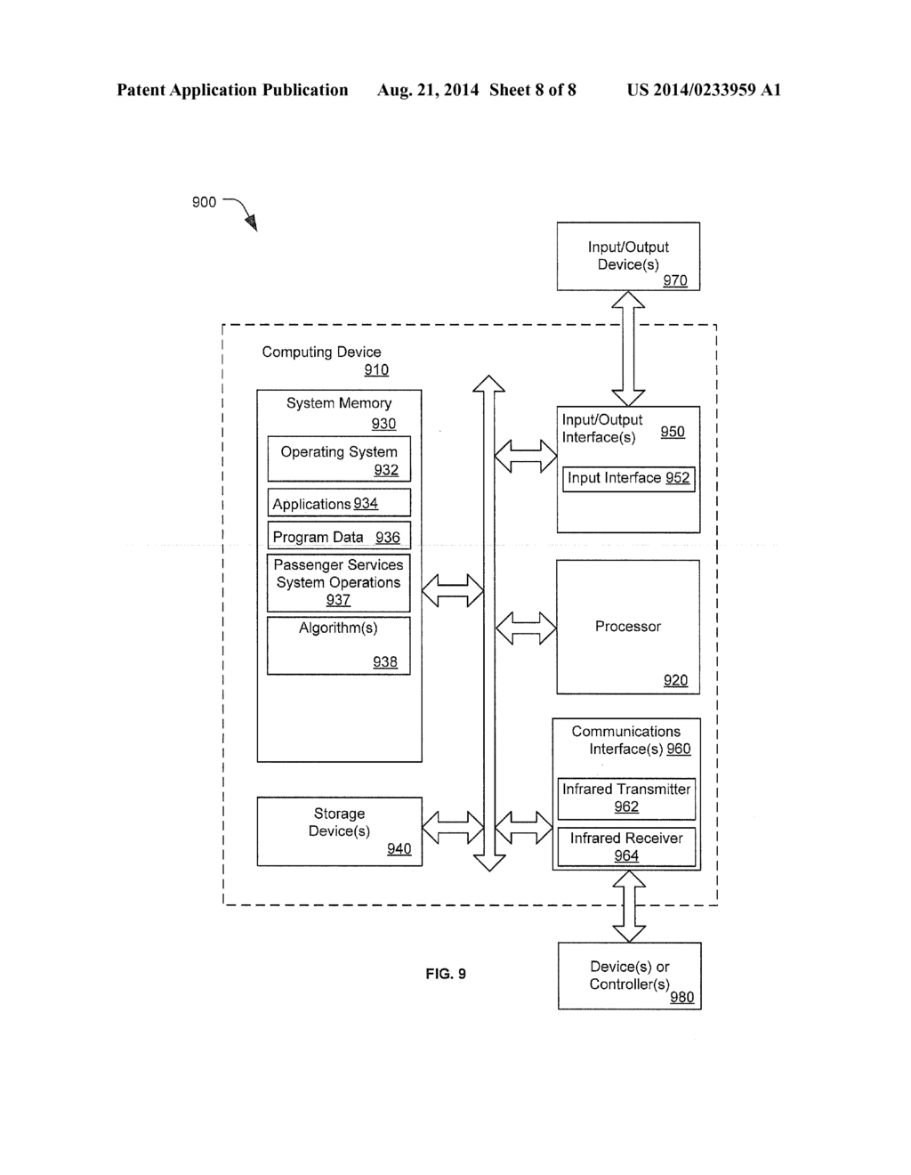 PASSENGER SERVICES SYSTEM FOR AN AIRCRAFT - diagram, schematic, and image 09