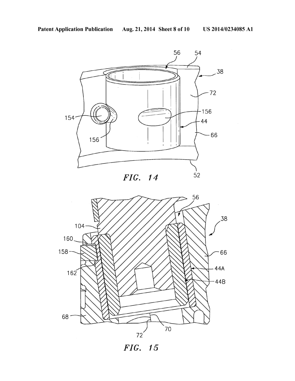 BUSHING ARRANGED BETWEEN A BODY AND A SHAFT, AND CONNECTED TO THE SHAFT - diagram, schematic, and image 09