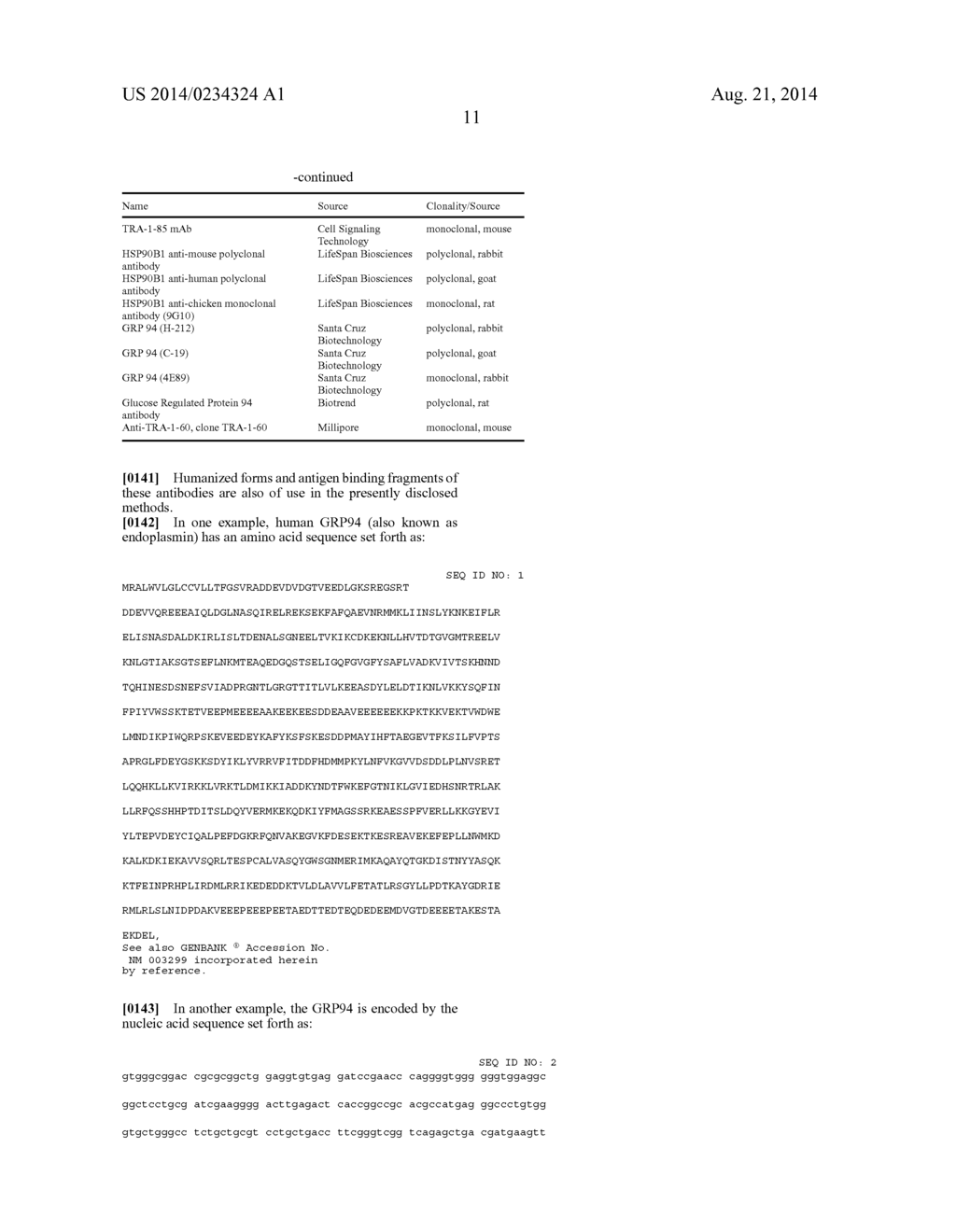 METHODS FOR TREATING A TUMOR USING AN ANTIBODY THAT SPECIFICALLY BINDS     GRP94 - diagram, schematic, and image 21