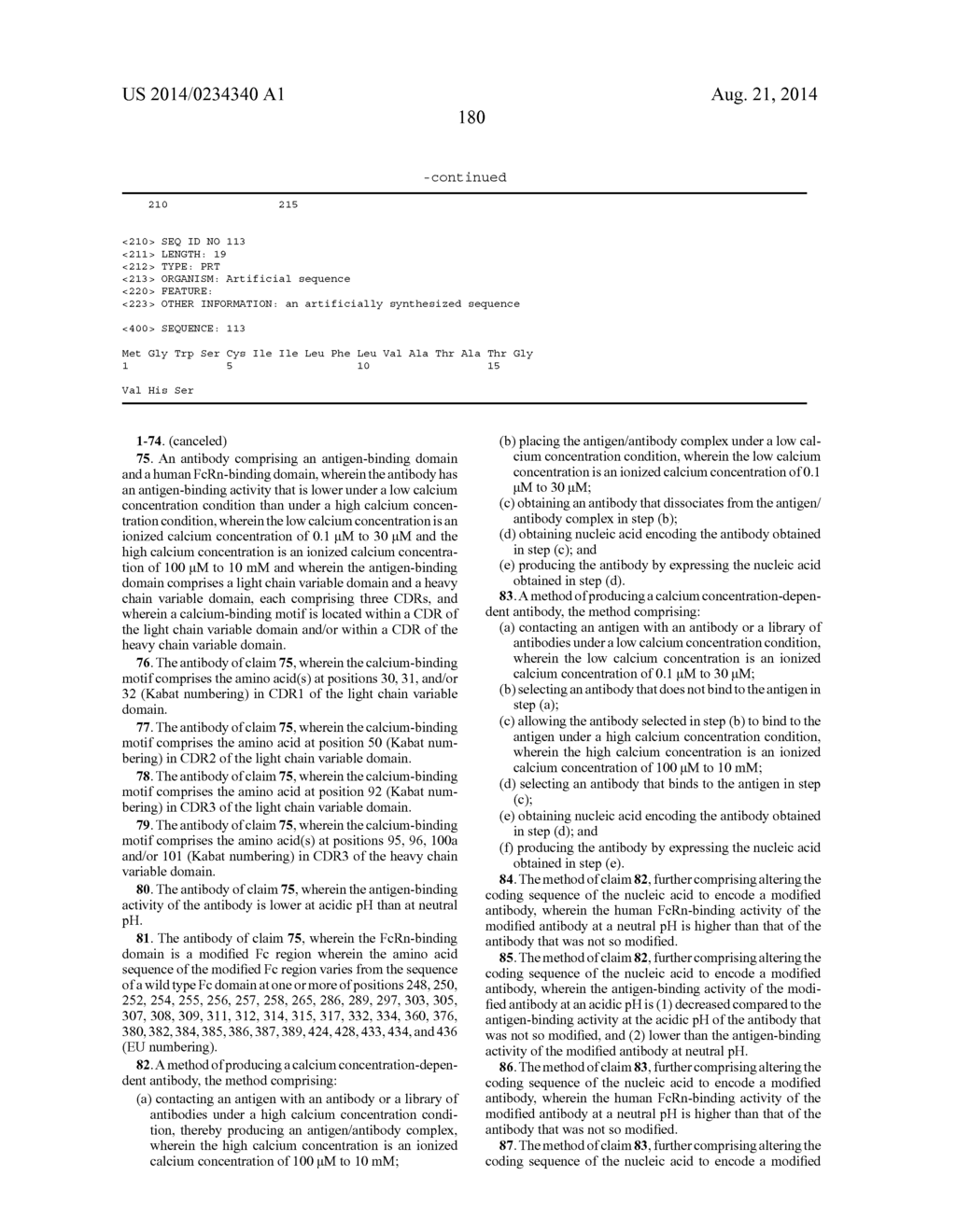 ANTIGEN-BINDING MOLECULE CAPABLE OF BINDING TO PLURALITY OF ANTIGEN     MOLECULES REPEATEDLY - diagram, schematic, and image 237