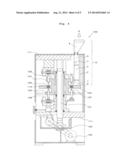 POWDER FILLING DEVICE WITH REDUNDANT POWDER COLLECTION MECHANISM, AND     ROTARY COMPRESSION MOLDING MACHINE diagram and image