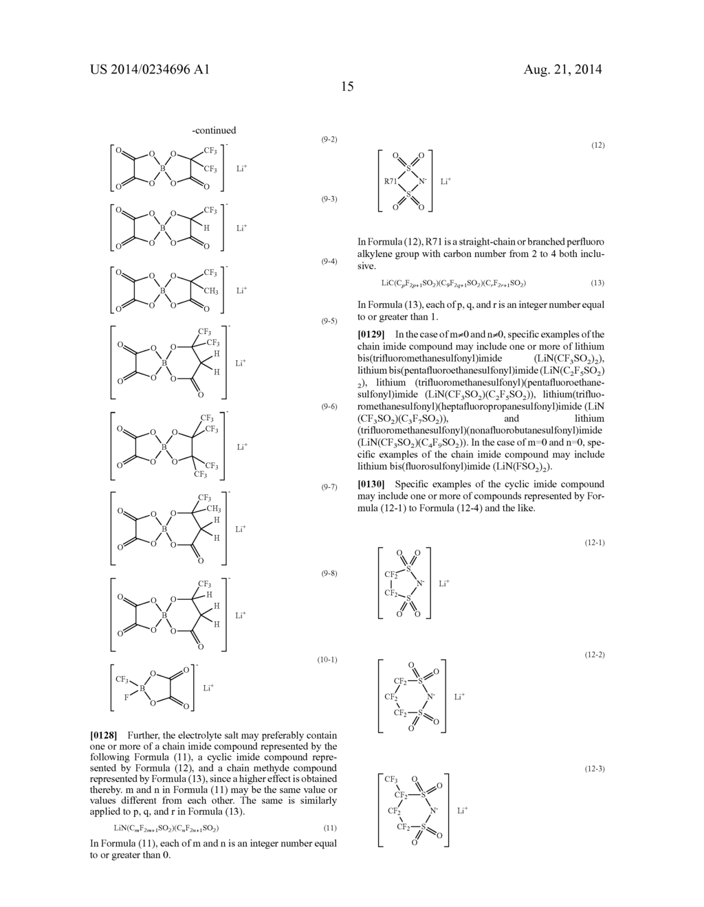 ELECTROLYTIC SOLUTION, NON-AQUEOUS SECONDARY BATTERY, BATTERY PACK,     ELECTRIC VEHICLE, ELECTRIC POWER STORAGE SYSTEM, ELECTRIC POWER TOOL, AND     ELECTRONIC APPARATUS - diagram, schematic, and image 23