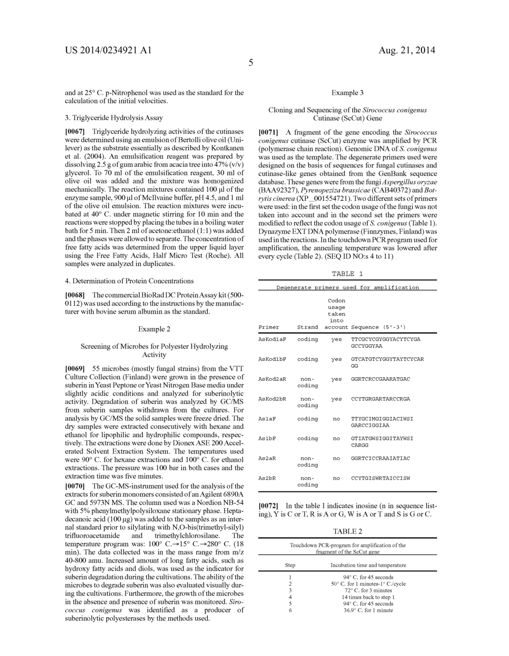 Novel cutinases, their production and uses - diagram, schematic, and image 11