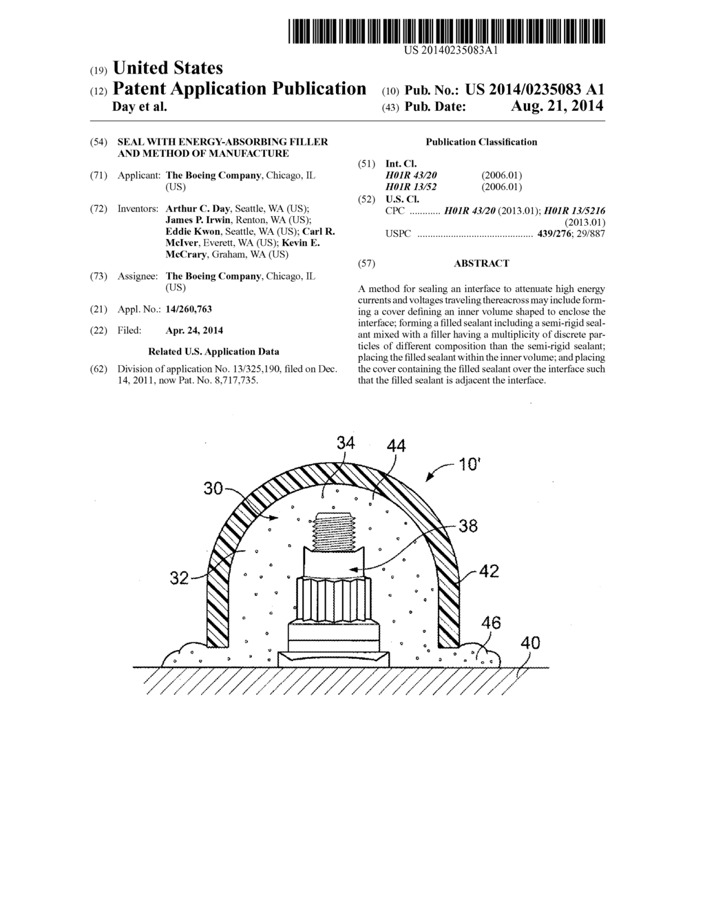 Seal With Energy-Absorbing Filler and Method of Manufacture - diagram, schematic, and image 01