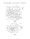 ELECTRICAL CONNECTORS AND PRINTED CIRCUITS HAVING BROADSIDE-COUPLING     REGIONS diagram and image