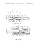 Cylindrical Electric Connector with Biased Contact diagram and image