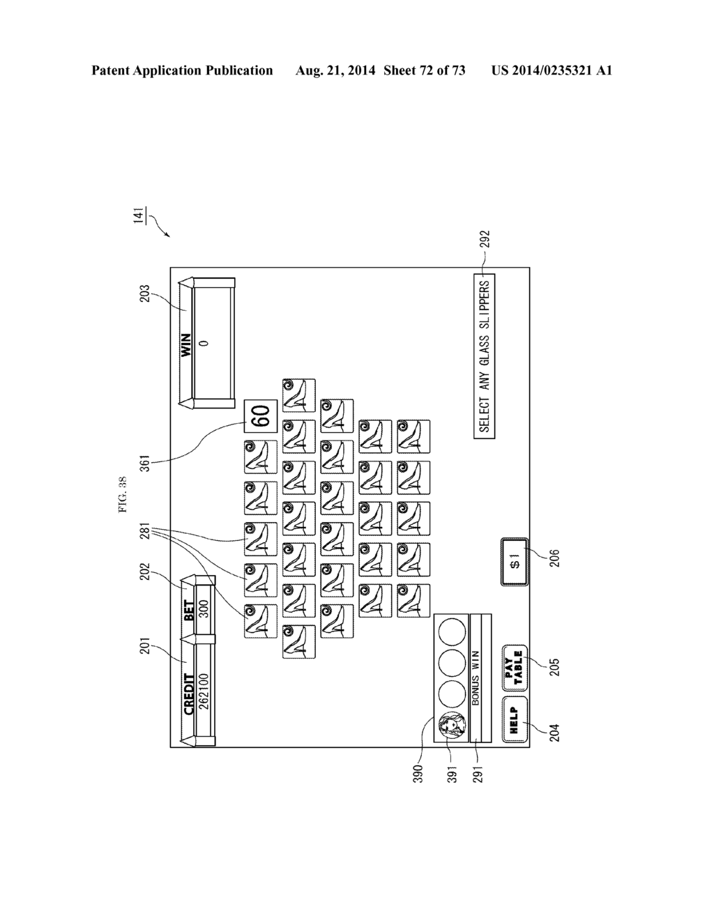 GAMING MACHINE AND CONTROL METHOD THEREOF - diagram, schematic, and image 73