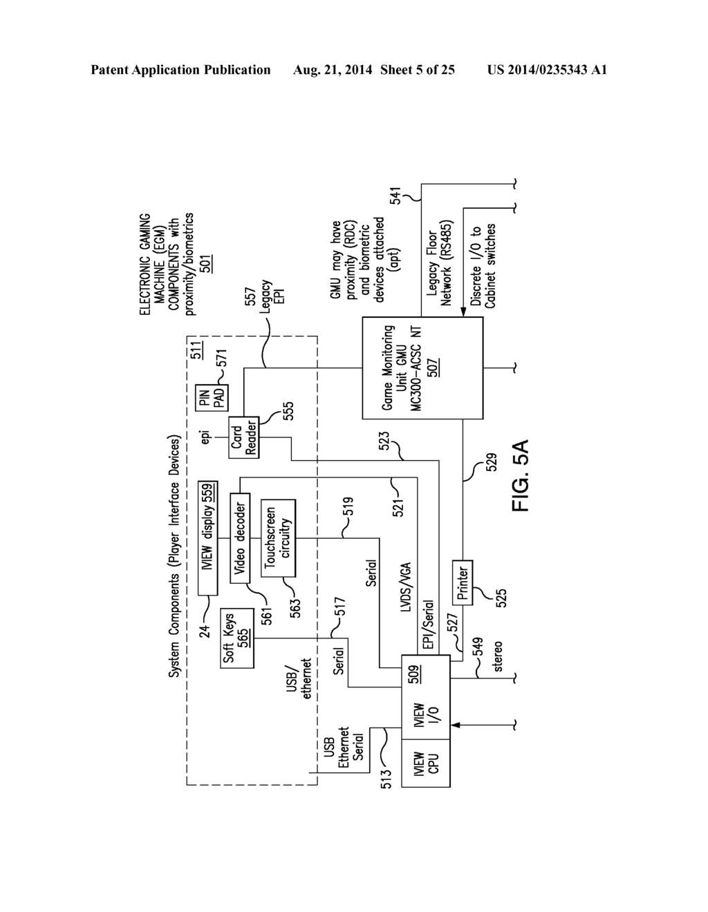 Gaming System, Method and Device for Generating Images Having a Parallax     Effect Using Face Tracking - diagram, schematic, and image 06