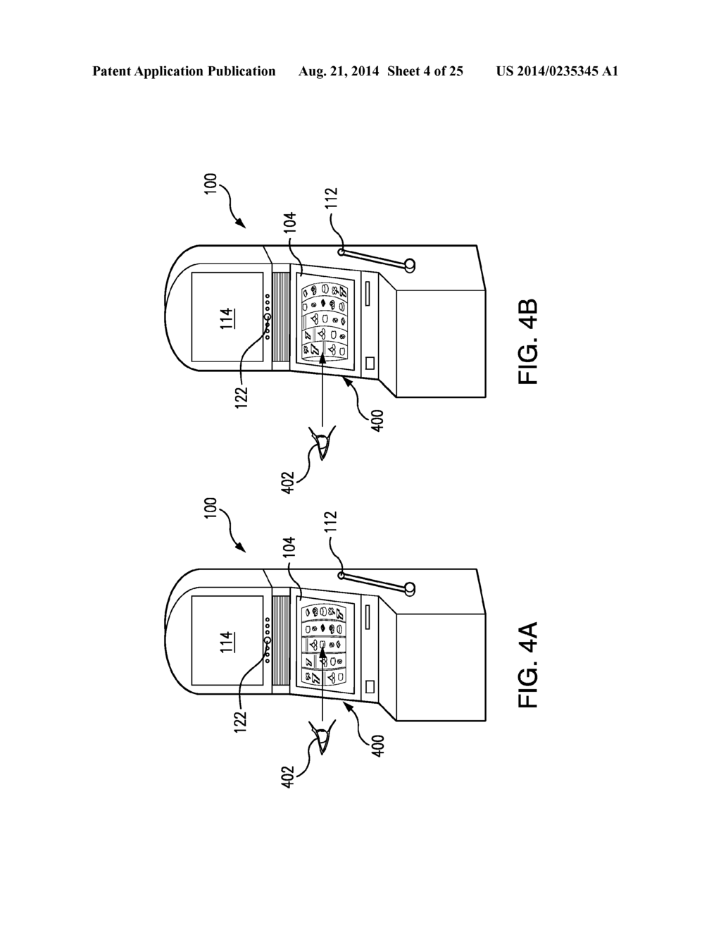 Gaming System, Method and Device for Generating Images Having a Parallax     Effect Using Face Tracking - diagram, schematic, and image 05