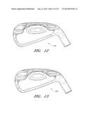 PROGRESSIVE SET OF GOLF CLUB HEADS diagram and image