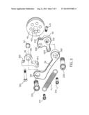 MECHANISM FOR ADJUSTING TENSION OF BELT OF A BICYCLE diagram and image