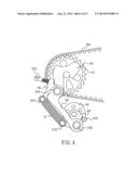 MECHANISM FOR ADJUSTING TENSION OF BELT OF A BICYCLE diagram and image