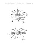 GUIDING DEVICE FOR A BELT MEANS OF A BELT-DRIVEN CONICAL PULLEY     TRANSMISSION diagram and image