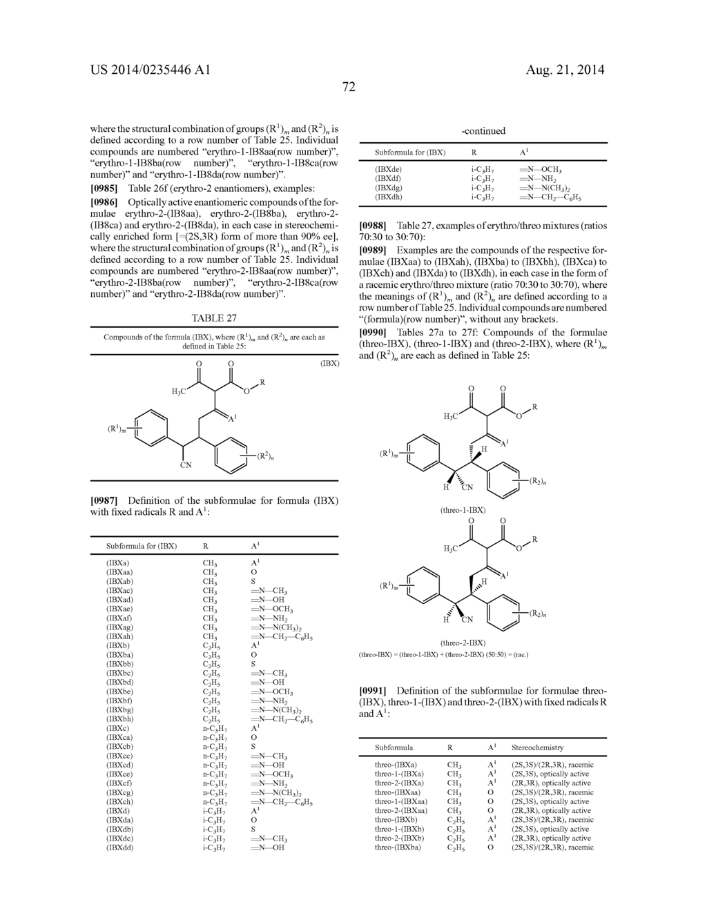 2,3-DIPHENYL-VALERONITRILE DERIVATIVES, METHOD FOR THE PRODUCTION THEREOF     AND USE THEREOF AS HERBICIDES AND PLANT GROWTH REGULATORS - diagram, schematic, and image 73