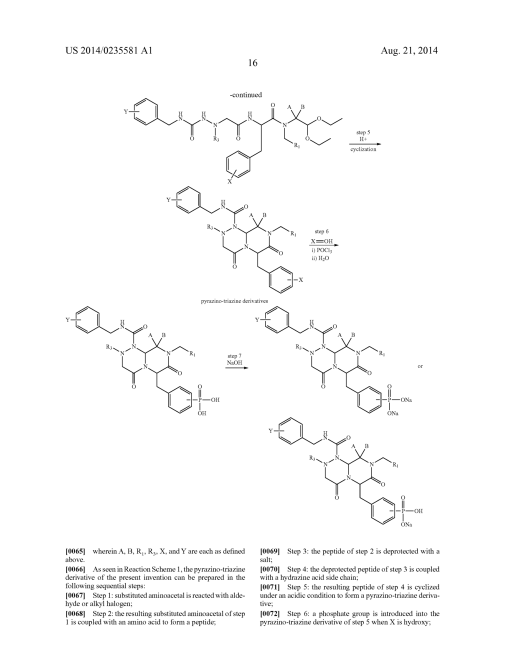 COMPOSITION FOR PREVENTING AND TREATING NON-SMALL CELL LUNG CANCER,     CONTAINING PYRAZINO-TRIAZINE DERIVATIVES - diagram, schematic, and image 28