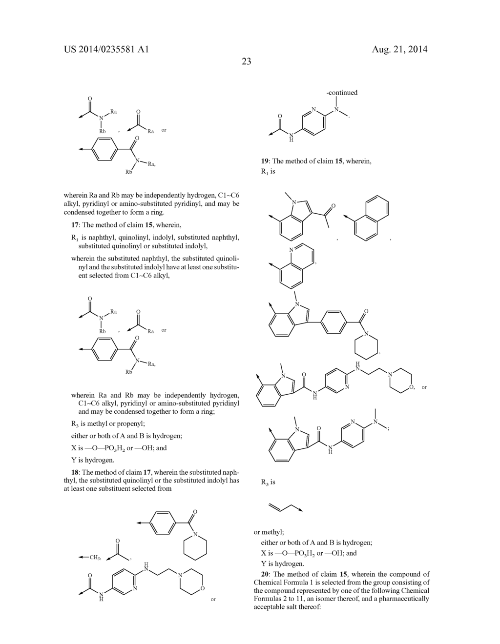 COMPOSITION FOR PREVENTING AND TREATING NON-SMALL CELL LUNG CANCER,     CONTAINING PYRAZINO-TRIAZINE DERIVATIVES - diagram, schematic, and image 35