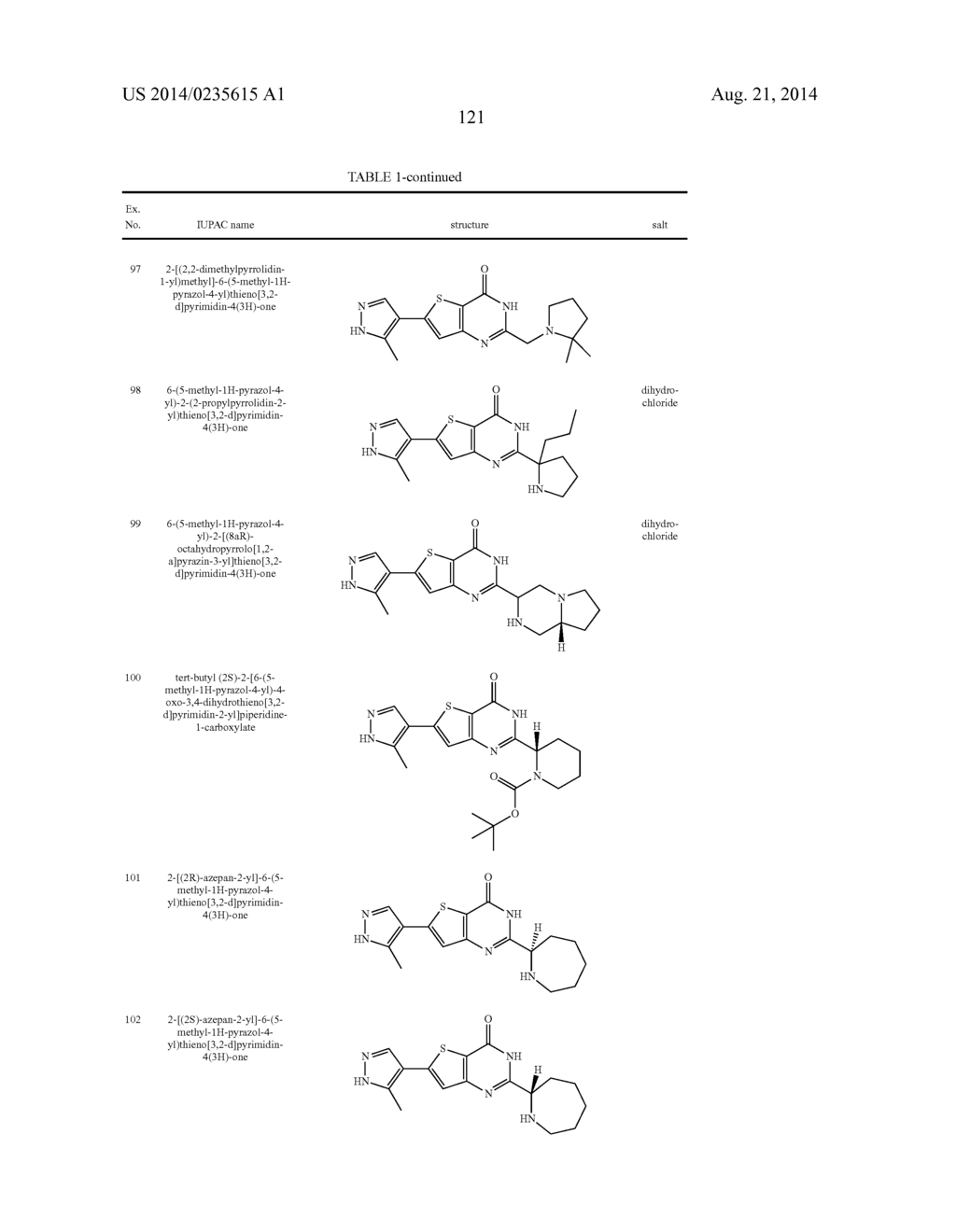 HETEROCYCLIC COMPOUND - diagram, schematic, and image 122