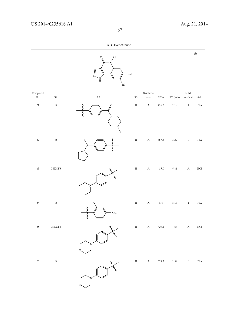 PYRAZOLOQUINOLINONE DERIVATIVES, PREPARATION THEREOF AND THERAPEUTIC USE     THEREOF - diagram, schematic, and image 38