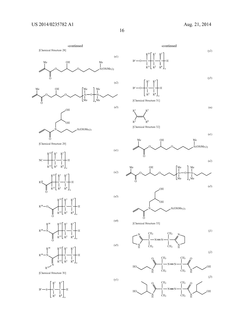 MACROMONOMER MIXTURE, TERMINAL-REACTIVE POLYMER MIXTURE, INTERMEDIATE FOR     MACROMONOMER AND SILICONE HYDROGEL - diagram, schematic, and image 20