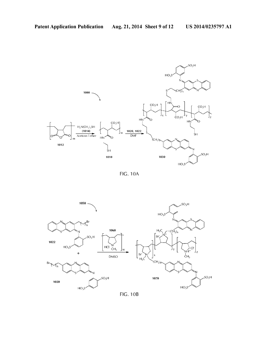 Polymer Comprising A Plurality Of Phenothiazine Groups And Methods Of     Making The Same - diagram, schematic, and image 10