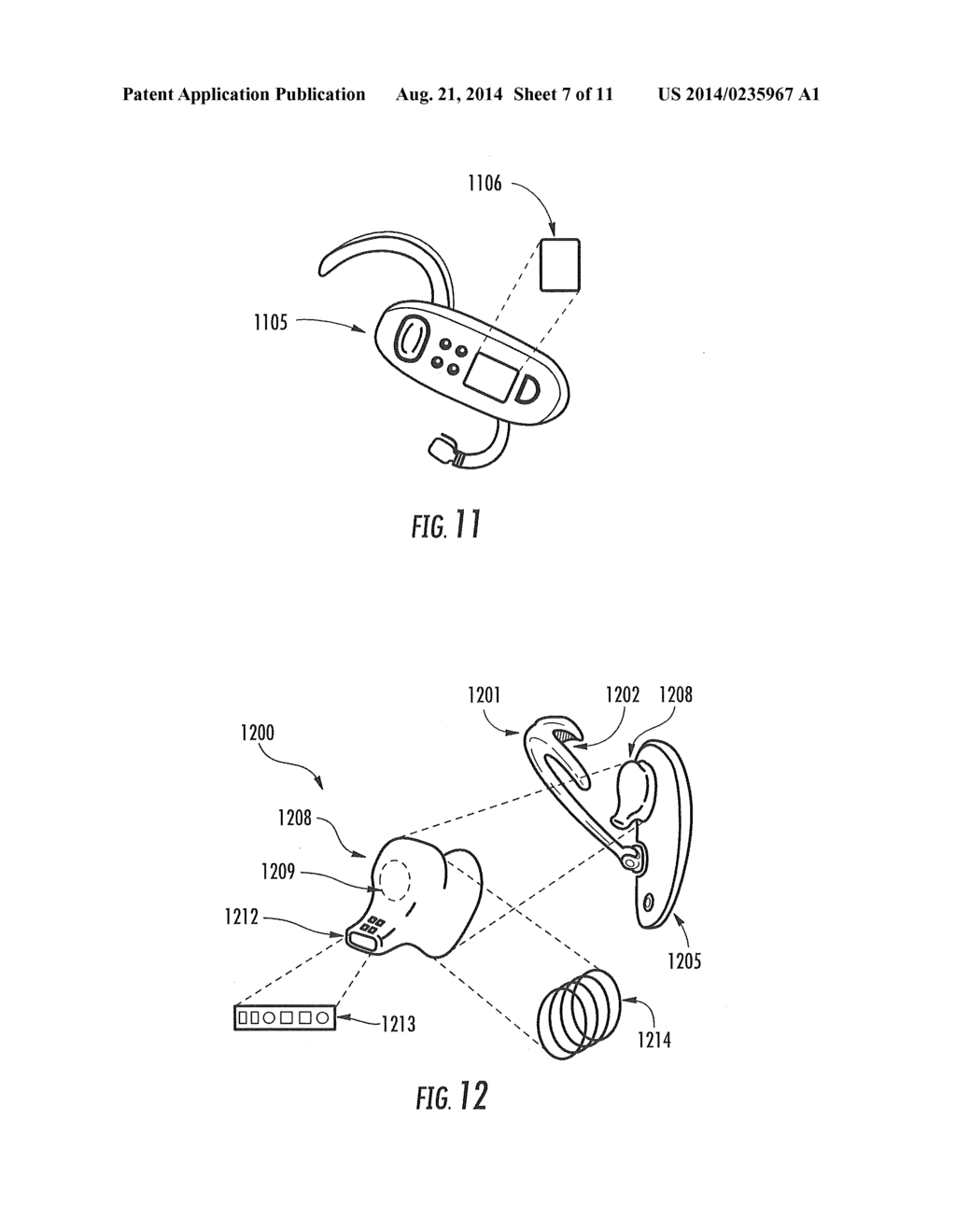 WEARABLE APPARATUS HAVING INTEGRATED PHYSIOLOGICAL AND/OR ENVIRONMENTAL     SENSORS - diagram, schematic, and image 08