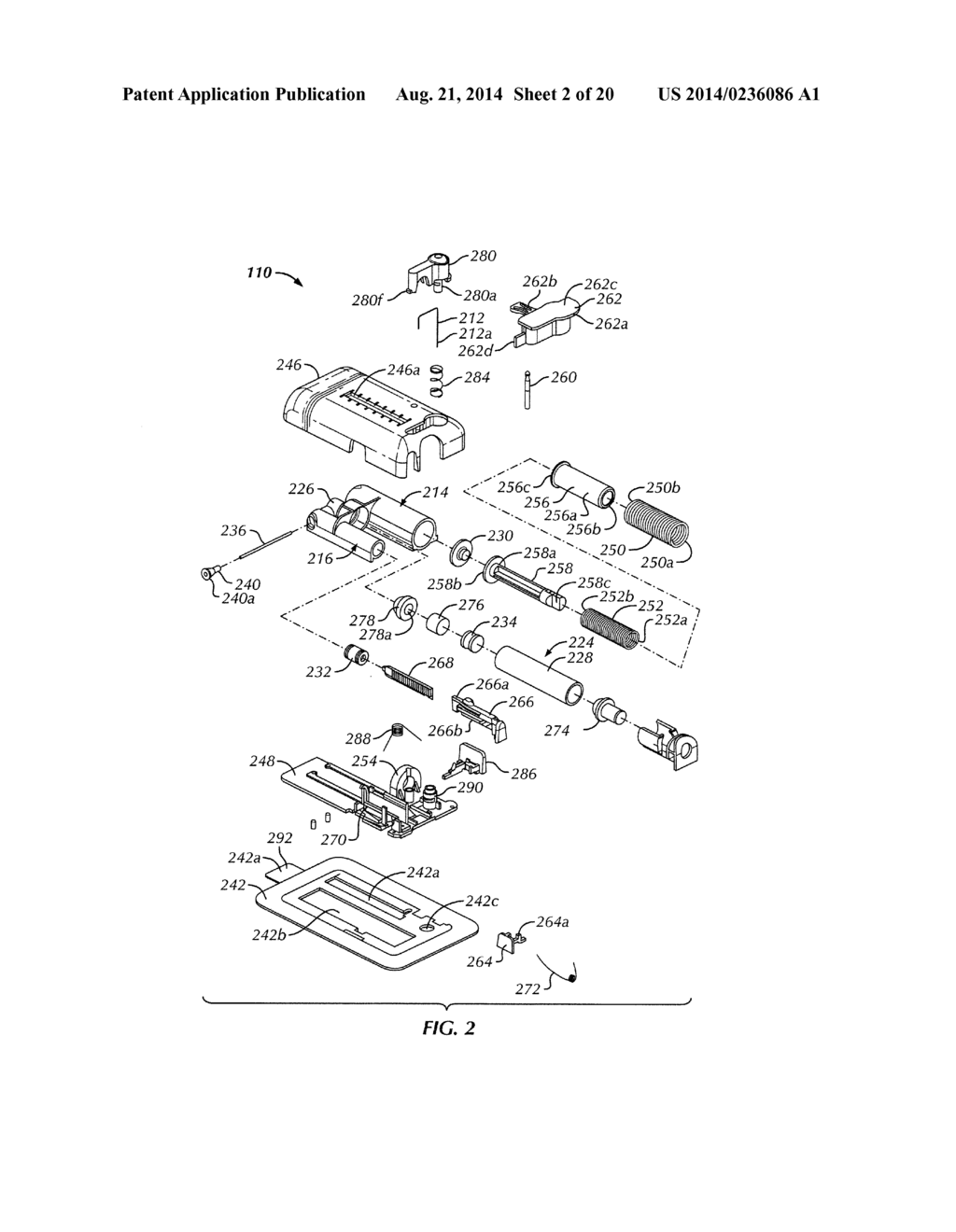 Fluid Delivery Device Needle Retraction Mechanisms, Cartridges and     Expandable Hydraulic Fluid Seals - diagram, schematic, and image 03