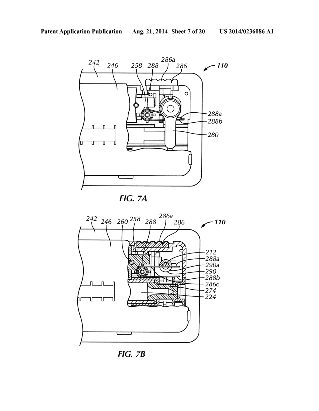 Fluid Delivery Device Needle Retraction Mechanisms, Cartridges and     Expandable Hydraulic Fluid Seals - diagram, schematic, and image 08