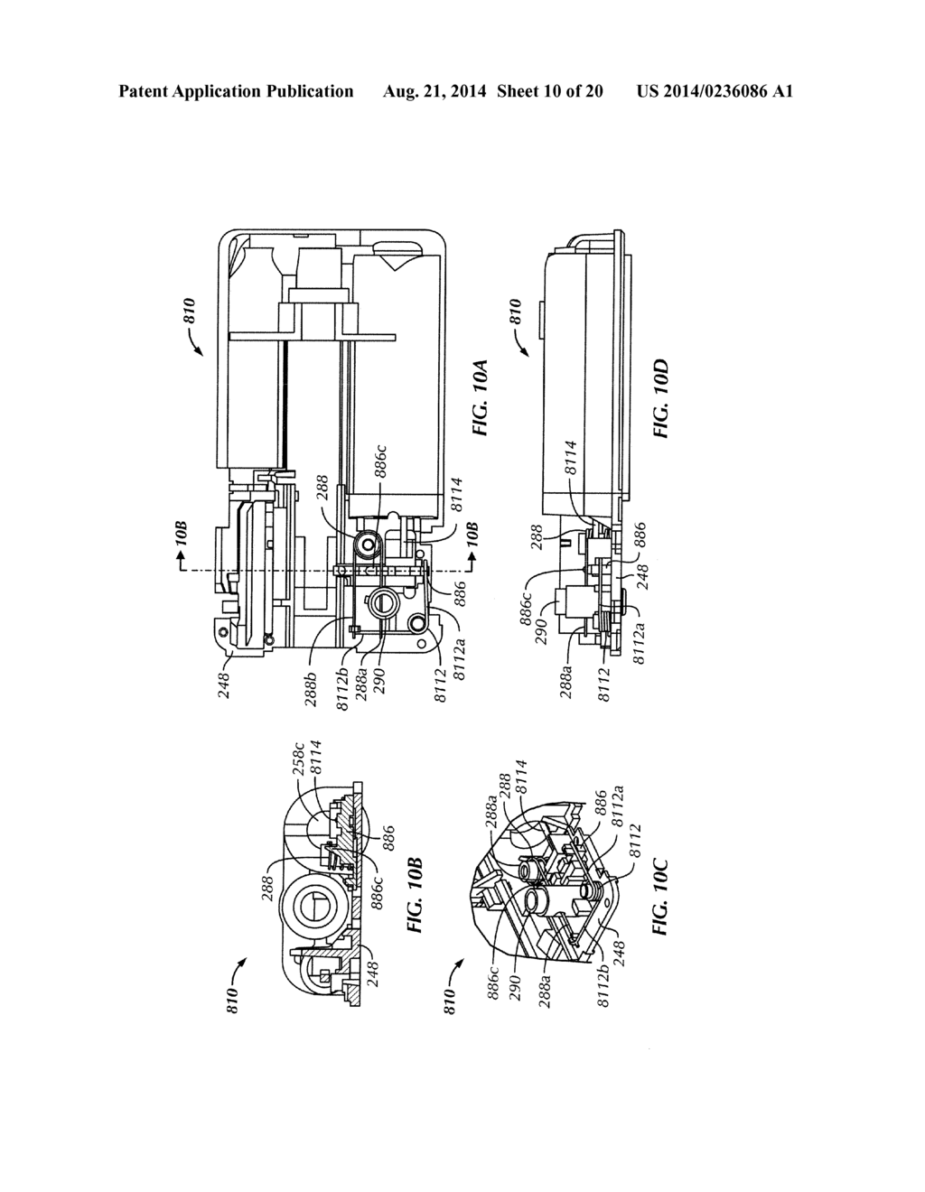 Fluid Delivery Device Needle Retraction Mechanisms, Cartridges and     Expandable Hydraulic Fluid Seals - diagram, schematic, and image 11