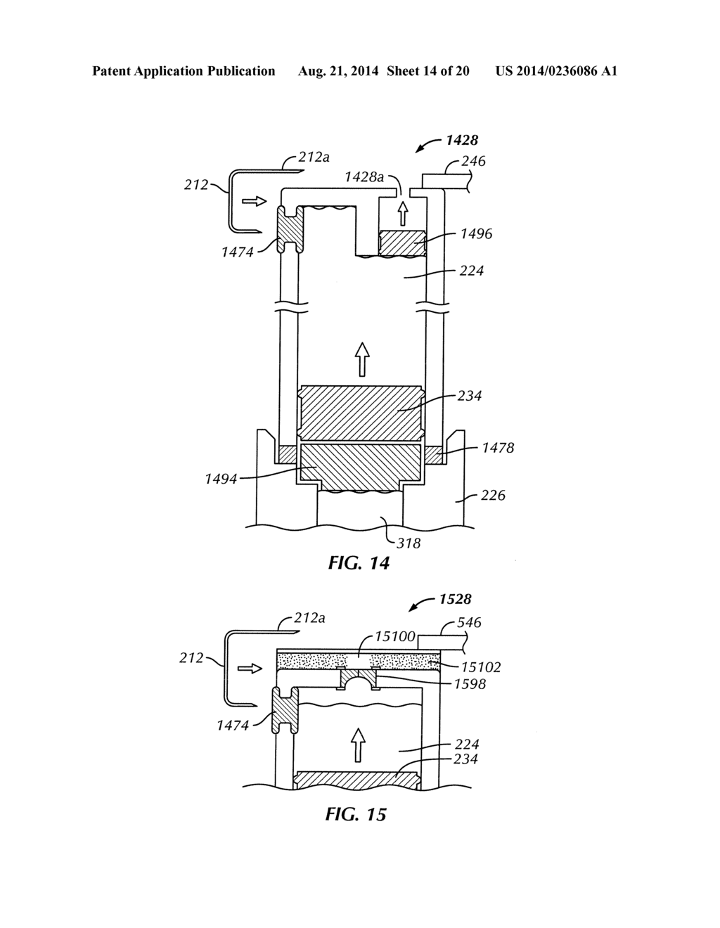 Fluid Delivery Device Needle Retraction Mechanisms, Cartridges and     Expandable Hydraulic Fluid Seals - diagram, schematic, and image 15