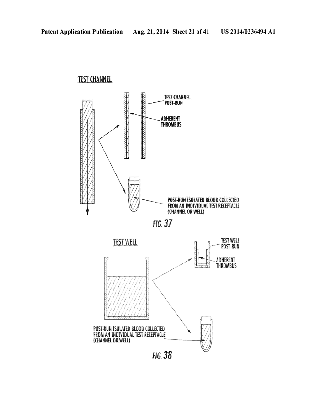 MULTI-PARAMETER THROMBOTIC ASSAY APPARATUS, SYSTEMS, AND METHODS - diagram, schematic, and image 22