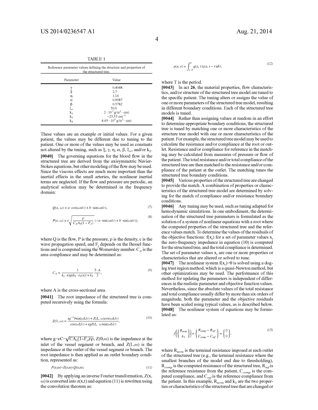 PATIENT-SPECIFIC AUTOMATED TUNING OF BOUNDARY CONDITIONS FOR DISTAL VESSEL     TREE - diagram, schematic, and image 08