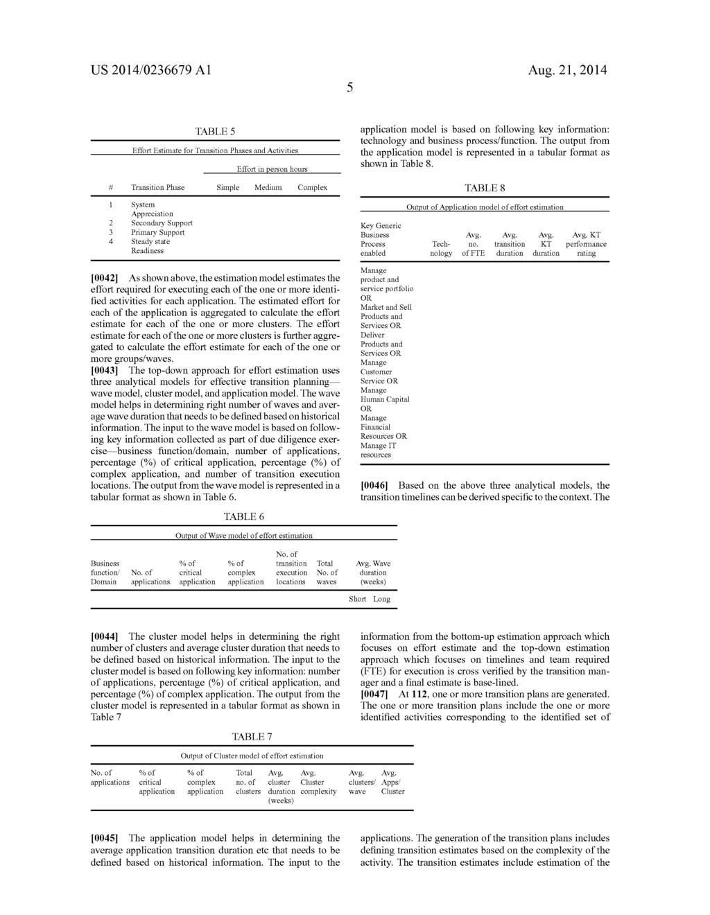 METHOD AND SYSTEM FOR GENERATING TRANSITION PLANS FOR APPLICATIONS OF     ORGANIZATIONS - diagram, schematic, and image 14