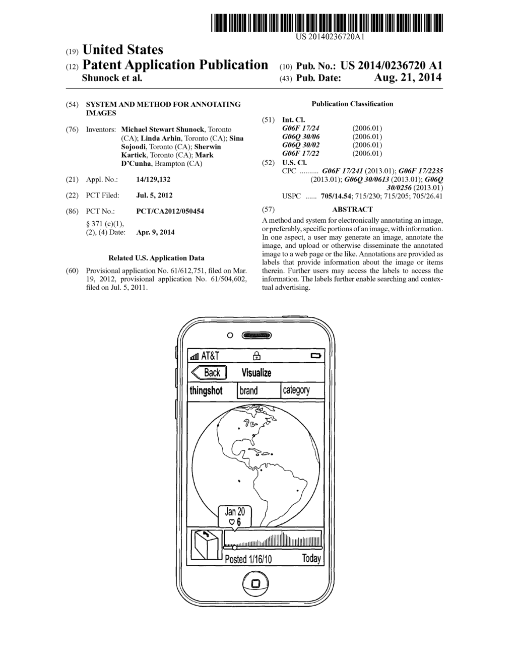 System And Method For Annotating Images - diagram, schematic, and image 01