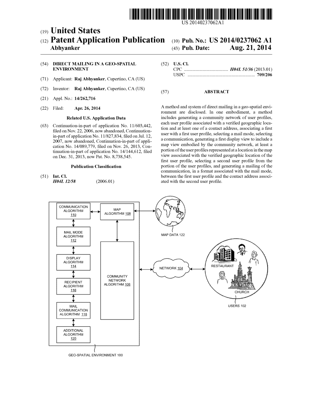 DIRECT MAILING IN A GEO-SPATIAL ENVIRONMENT - diagram, schematic, and image 01