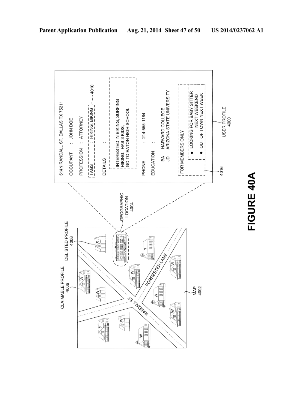 DIRECT MAILING IN A GEO-SPATIAL ENVIRONMENT - diagram, schematic, and image 48